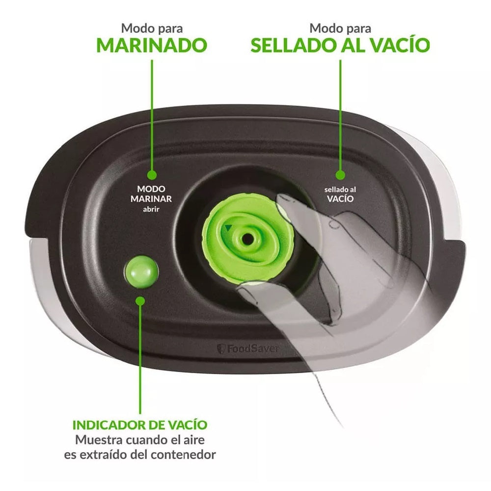 Contenedor Con Marinador Foodsaver De 1.8 Litros Ffc023x - Organiza2