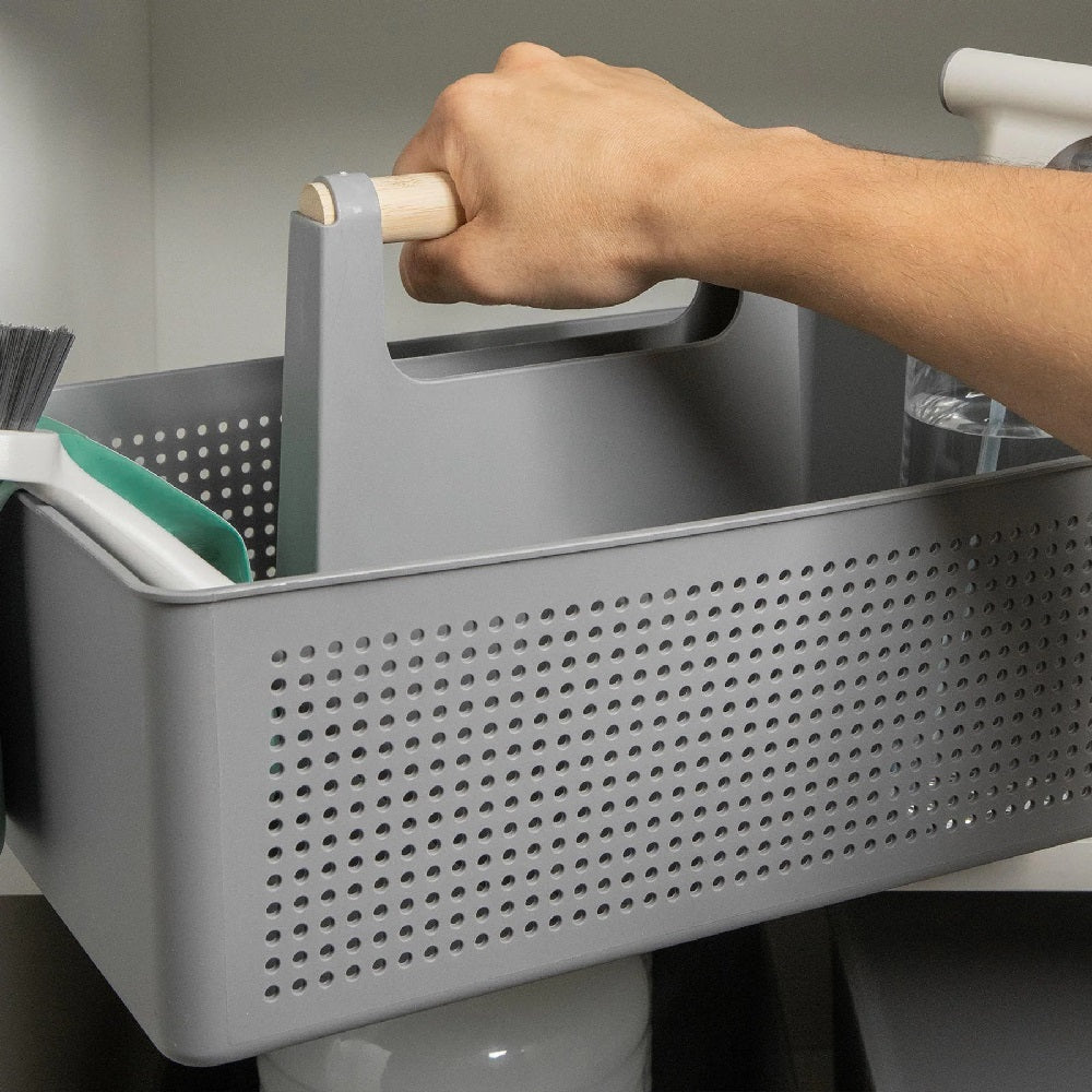 Organizador Multiuso Productos de Limpieza Flow Gris - Organiza2