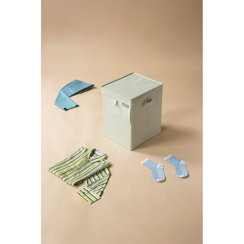 Caja Apilable para Ropa 35 litros Verde - Organiza2