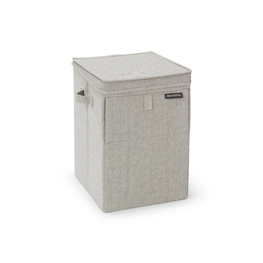 Caja Apilable para Ropa 35 litros Gris