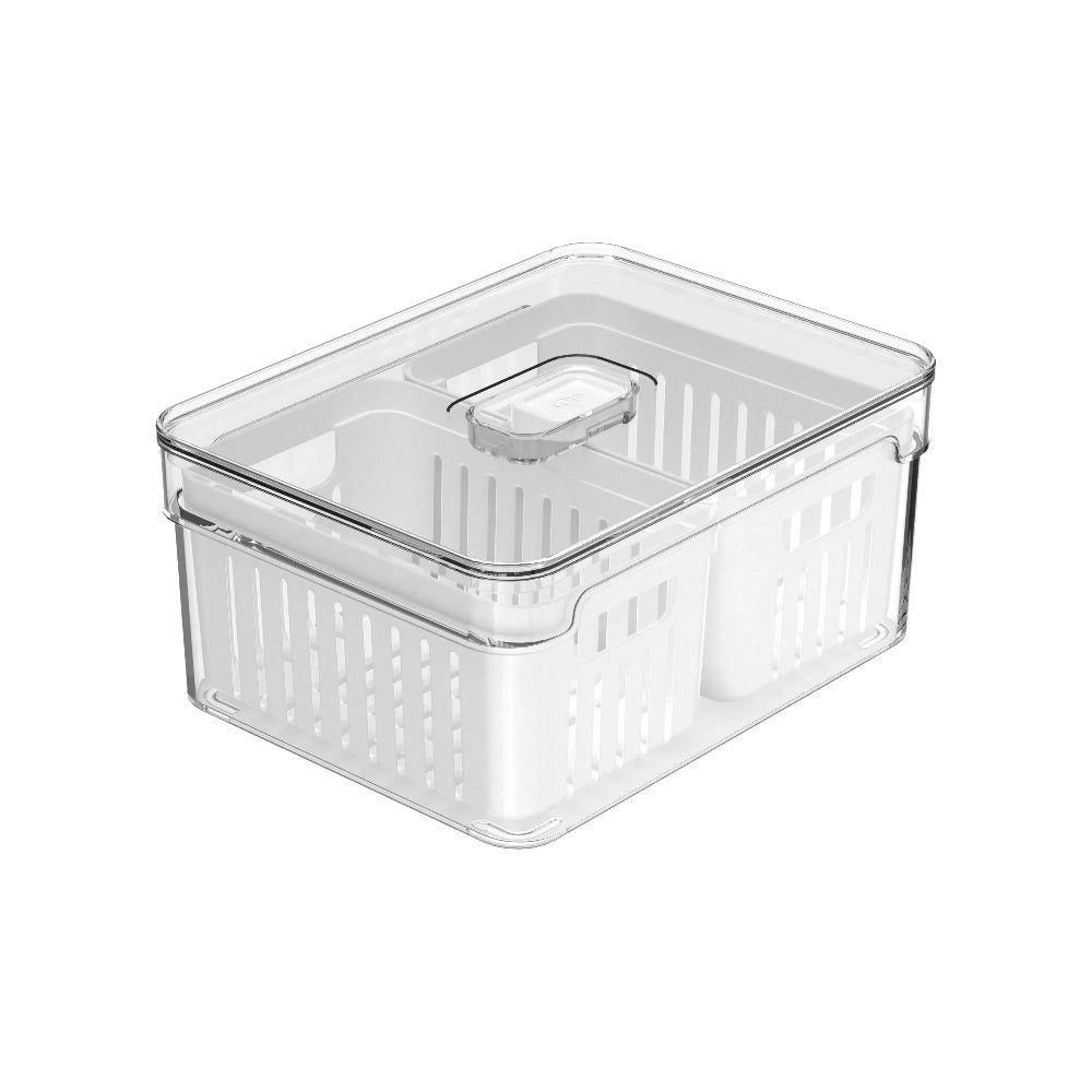 Organizador de Refrigerador Clear Fresh 2 Cestas 2.2 Litros