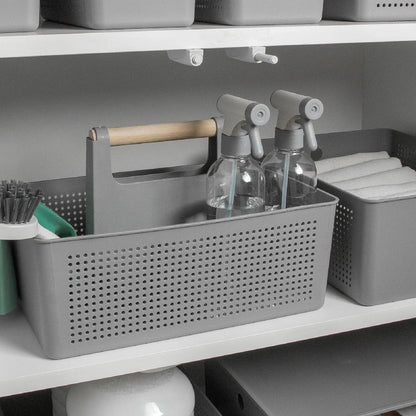 Organizador Multiuso Productos de Limpieza Flow Gris